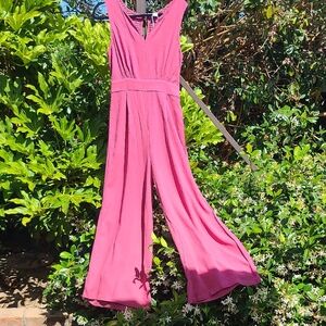 Anrabess Dusty Pink Sleveless Jumpsuit Size Small